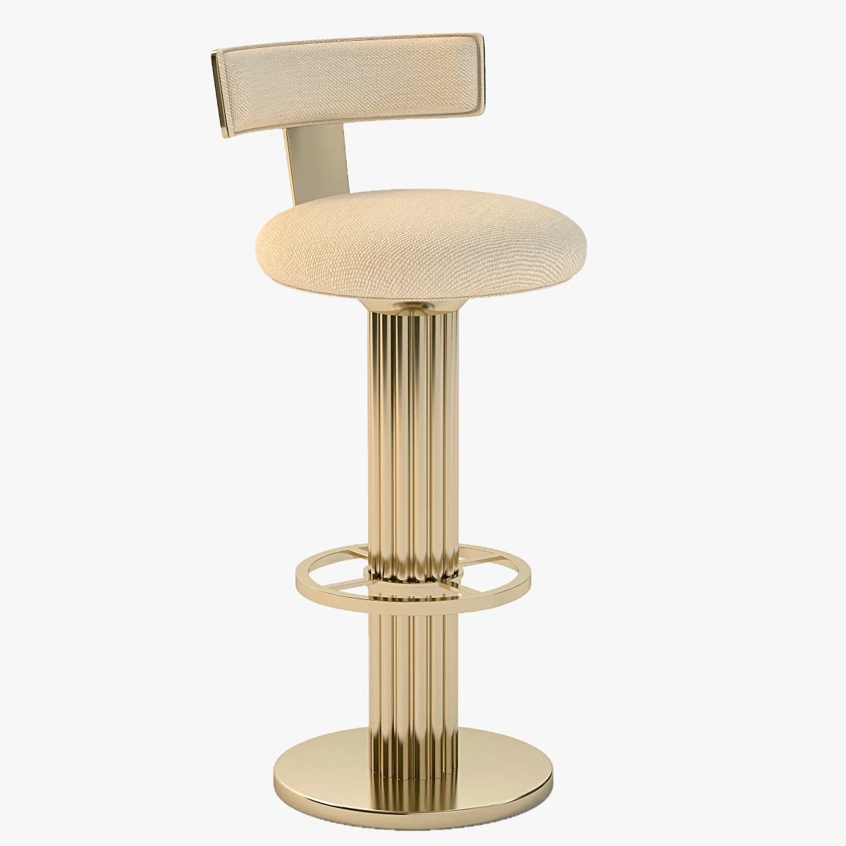 Design Leisure Barstool 3D Model_01